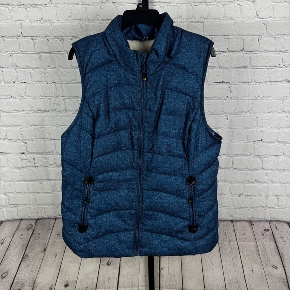 Green Tea Blue Quilted Puffer Vest Size XXL - Picture 1 of 6